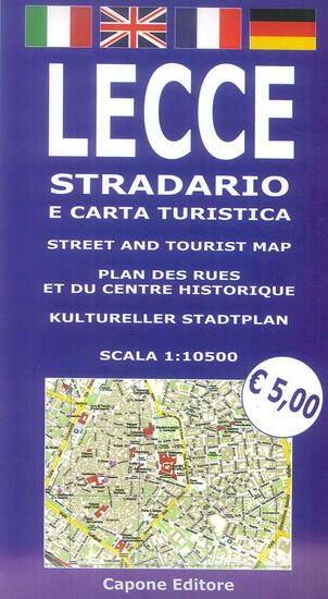 Immagine di LECCE, STRADARIO E CARTA TURISTICA. 1:10.500. EDIZ. MULTILINGUE