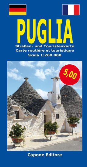 Immagine di STRASSEN UND TOURISTENKARTE CARTE ROUTIE`RE ET TOURISTIQUE. EDIZ. FRANCESE E TEDESCO