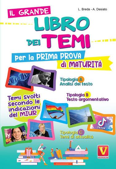 Immagine di GRANDE LIBRO DEI TEMI PER LA PRIMA PROVA DI MATURITA`.