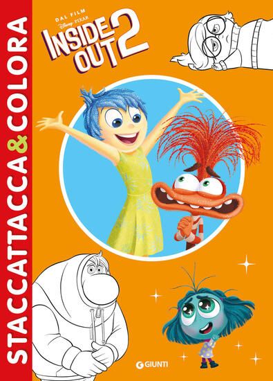 Immagine di INSIDE OUT 2. STACCATTACCA & COLORA. CON ADESIVI. EDIZ. A COLORI