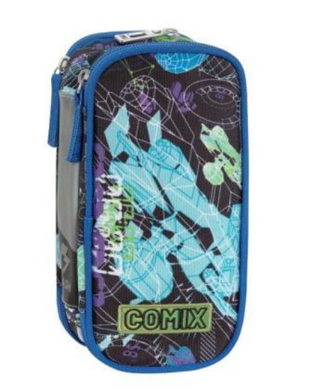 Immagine di ASTUCCIO COMIX TRIPLE ORGANIZZATO BLU