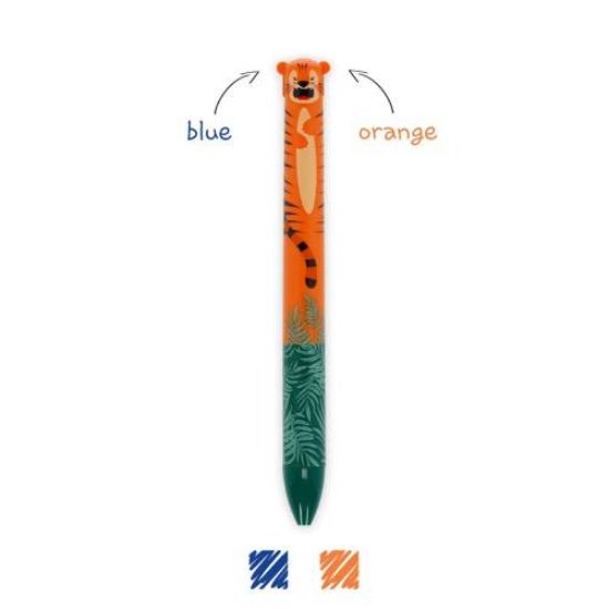 Immagine di PENNA SFERA 2 COLORI LEGAMI CLICK&CLACK - TIGER