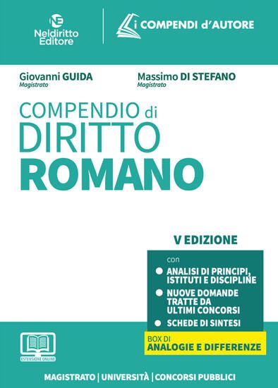 Immagine di COMPENDIO DI DIRITTO ROMANO 2024