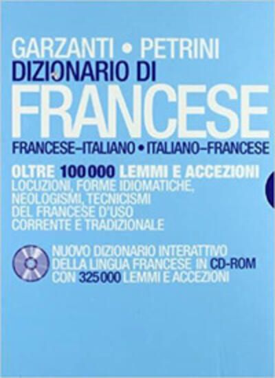 Immagine di DIZIONARIO PETRINI/GARZANTI FRANCESE