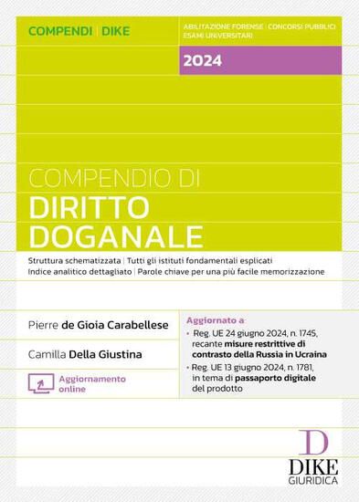 Immagine di COMPENDIO DI DIRITTO DOGANALE. CON AGGIORNAMENTO ONLINE