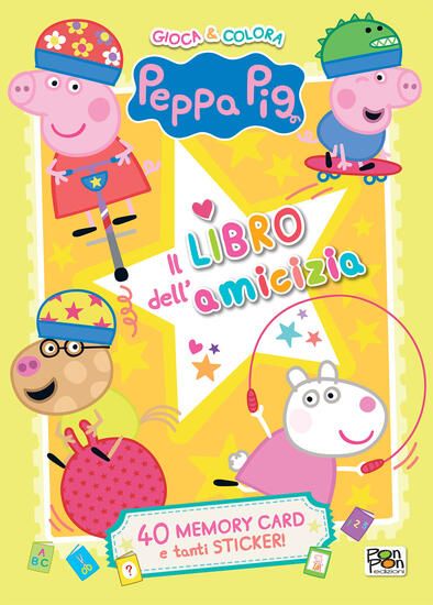 Immagine di LIBRO DELL`AMICIZIA. PEPPA PIG. GIOCA & COLORA. CON ADESIVI. EDIZ. A COLORI (IL)