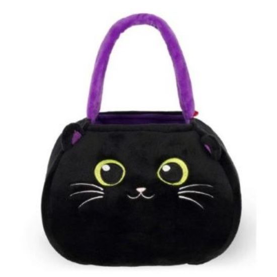 Immagine di BAG TRICK OR TREAT BORSA DOLCETTO O SCHERZETTO GATTO NERO HALLOWEEN