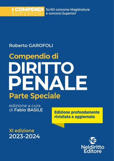 Immagine di COMPENDIO DI DIRITTO PENALE. PARTE SPECIALE. NUOVA EDIZ. 23-24