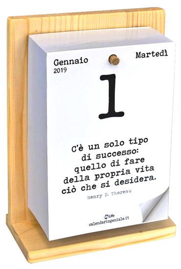 Immagine di CALENDARIO GENIALE 2019 CON SUPPORTO