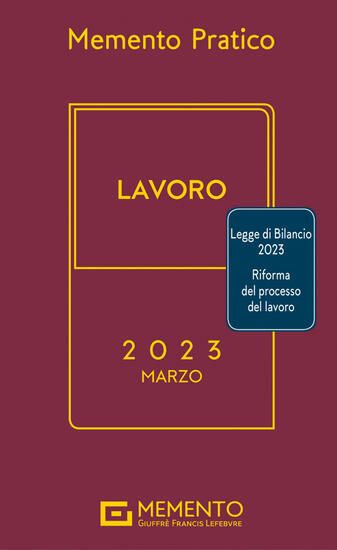 Immagine di MEMENTO PRATICO LAVORO 2023