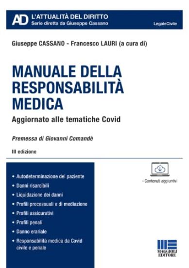 Immagine di MANUALE DELLA RESPONSABILITA` MEDICA