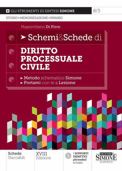 Immagine di SCHEMI E SCHEDE DI DIRITTO PROCESSUALE CIVILE