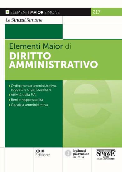 Immagine di ELEMENTI MAIOR DI DIRITTO AMMINISTRATIVO - VOLUME 217