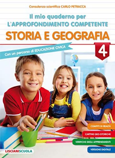 Immagine di MIO QUADERNO PER L`APPROFONDIMENTO COMPETENTE STORIA E GEOGRAFIA 4