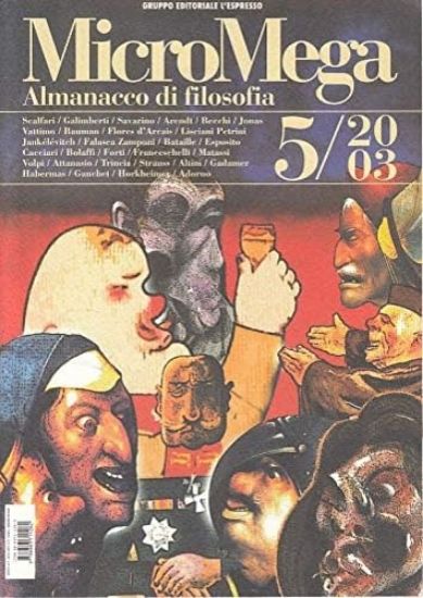 Immagine di MICROMEGA 5/2003 ALMANACCO DI FILOSOFIA