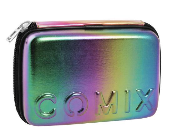 Immagine di ASTUCCIO COMIX MAXI ZIP RIGIDO ARCOBALENO