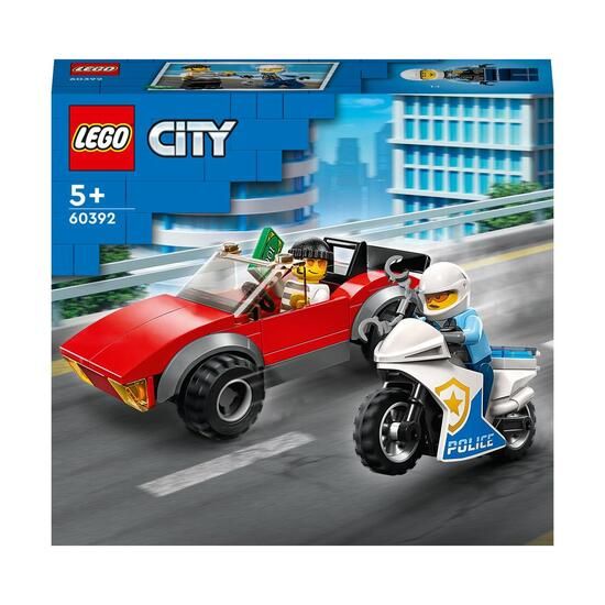 Immagine di LEGO INSEGUIMENTO SULLA MOTO DELLA POLIZIA. CITY