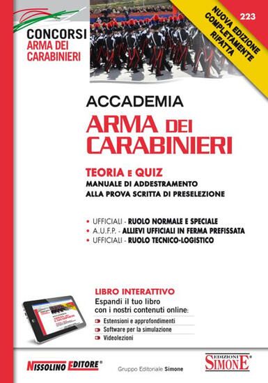 Immagine di ACCADEMIA ARMA DEI CARABINIERI - TEORIA E QUIZ