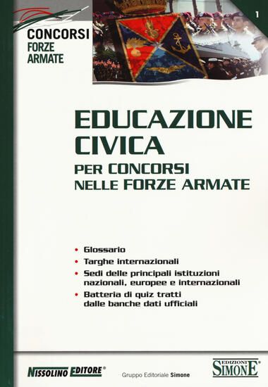 Immagine di EDUCAZIONE CIVICA PER I CONCORSI NELLE FORZE ARMATE