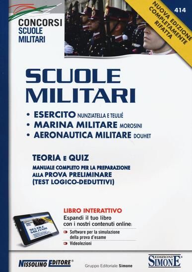 Immagine di SCUOLE MILITARI - TEORIA E QUIZ ESERCITO - MARINA - AERONAUTICA