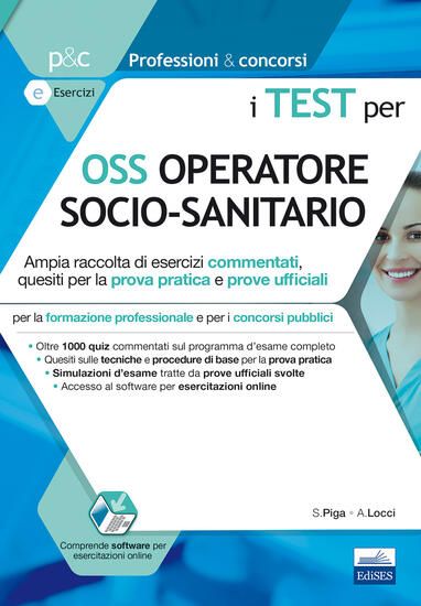 Immagine di TEST PER OSS OPERATORE SOCIO SANITARIO. CON ESPANSIONE ONLINE (I)