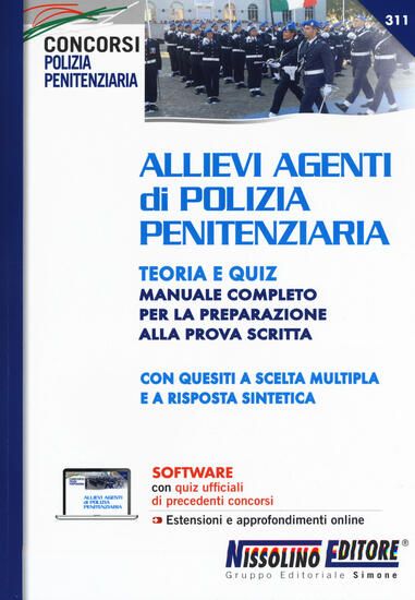 Immagine di CONCORSO 754 ALLIEVI AGENTI POLIZIA PENITENZIARIA. TEORIA E QUIZ