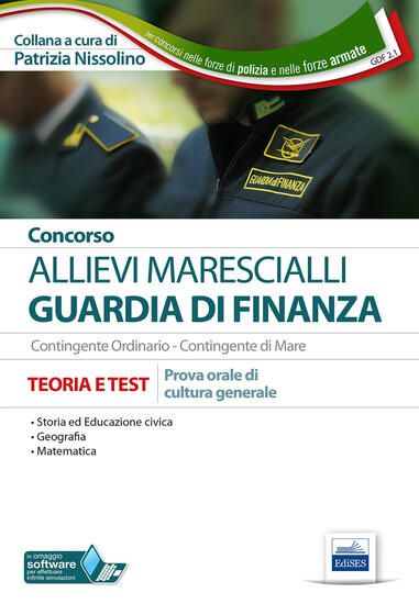 Immagine di CONCORSO ALLIEVI MARESCIALLI GUARDIA DI FINANZA. PROVA ORALE DI CULTURA GENERALE. TEORIA E TEST