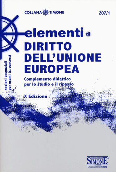 Immagine di ELEMENTI DI DIRITTO DELL`UNIONE EUROPEA