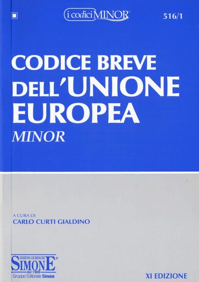 Immagine di CODICE BREVE DELL`UNIONE EUROPEA MINOR 2020