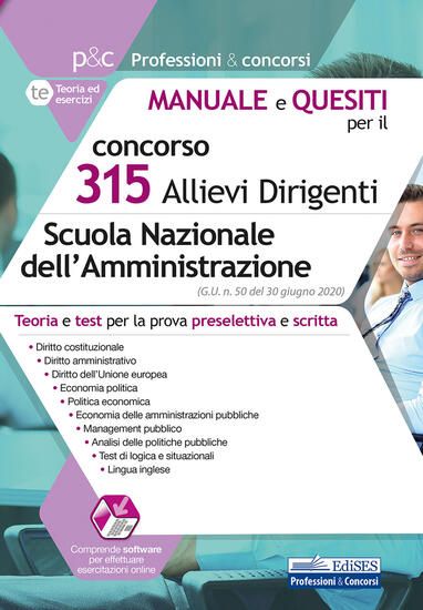 Immagine di CONCORSO 315 DIRIGENTI SNA. MANUALE