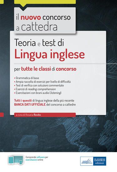 Immagine di LINGUA INGLESE PER IL CONCORSO A CATTEDRA. TEORIA E TEST.