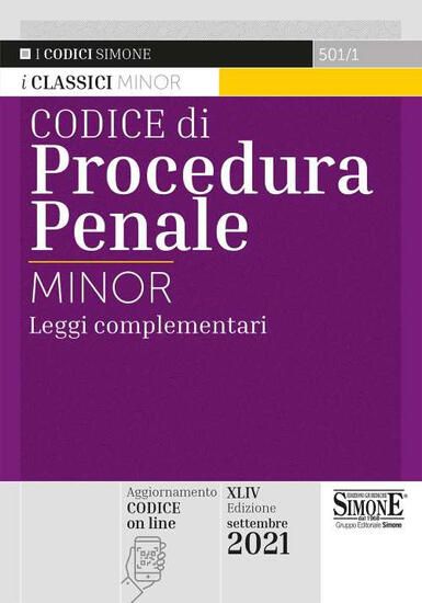 Immagine di CODICE DI PROCEDURA PENALE MINOR