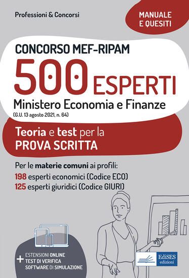 Immagine di CONCORSO MEF-RIPAM 500 ESPERTI MINISTERO ECONOMIA E FINANZE