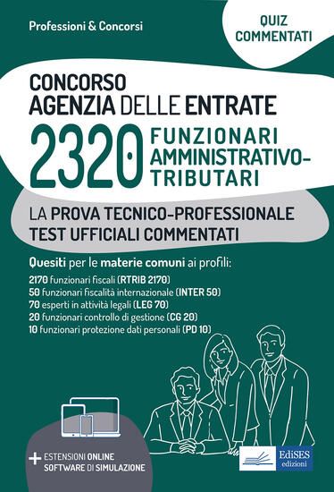 Immagine di CONCORSO 2320 FUNZIONARI AGENZIA DELLE ENTRATE.