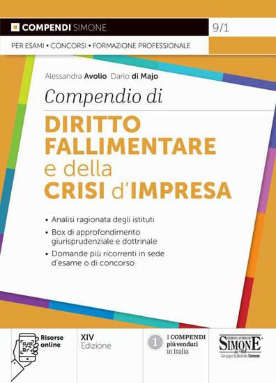 Immagine di COMPENDIO DI DIRITTO FALLIMENTARE E DELLA CRISI D`IMPRESA 2021 - VOLUME 14