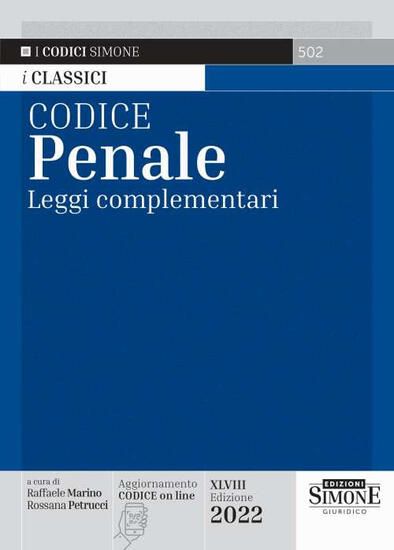 Immagine di CODICE PENALE 2022. LEGGI COMPLEMENTARI