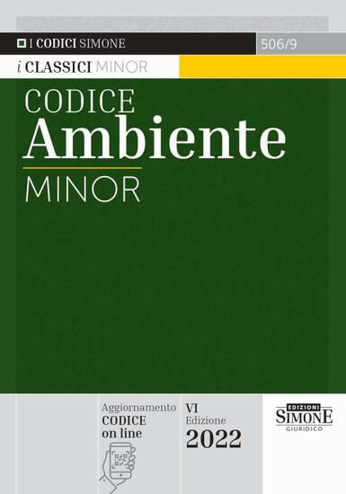 Immagine di CODICE DELL`AMBIENTE 2022. EDIZ. MINOR