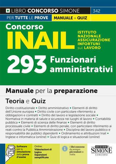 Immagine di CONCORSO INAIL ISTITUTO NAZIONALE ASSICURAZIONE INFORTUNI SUL LAVORO. 293 FUNZIONARI AMMINISTRATI