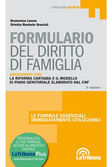 Immagine di FORMULARIO DEL DIRITTO DI FAMIGLIA