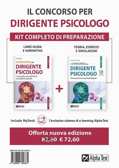 Immagine di CONCORSO PER DIRIGENTE PSICOLOGO. KIT COMPLETO DI PREPARAZIONE (IL)