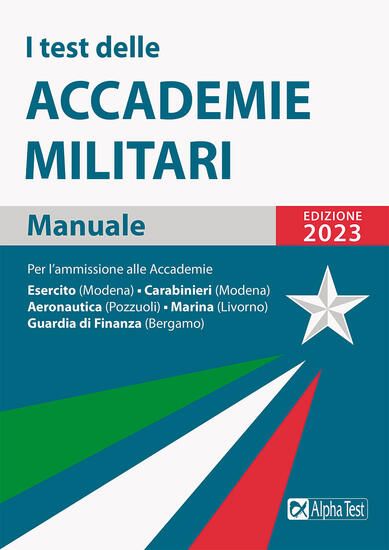 Immagine di TEST DELLE ACCADEMIE MILITARI. MANUALE (I)