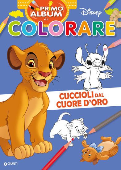 Immagine di CUCCIOLI DAL CUORE D`ORO. RE LEONE. PRIMO ALBUM DA COLORARE DISNEY