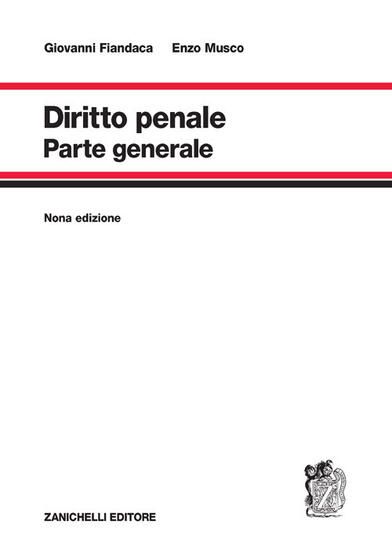 Immagine di DIRITTO PENALE PARTE GENERALE 2024