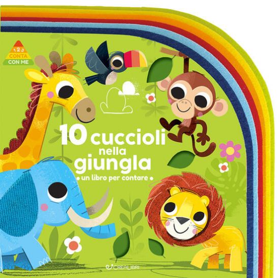 Immagine di 10 CUCCIOLI NELLA GIUNGLA. UN LIBRO PER CONTARE. EDIZ. A COLORI