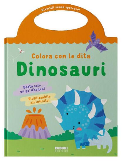 Immagine di DINOSAURI. COLORA CON LE DITA. EDIZ. ILLUSTRATA