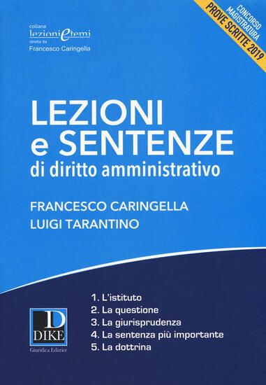 Immagine di LEZIONI E SENTENZE DI DIRITTO AMMINISTRATIVO 2018/2019