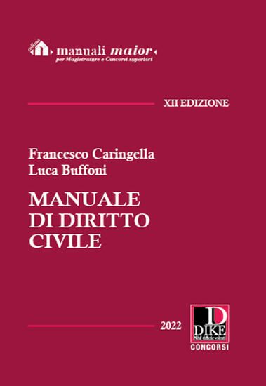 Immagine di MANUALE DI DIRITTO CIVILE 2022. EDIZ. MAIOR