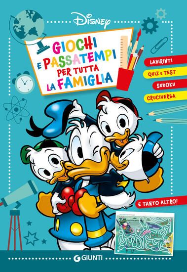 Immagine di GIOCHI E PASSATEMPI PER TUTTA LA FAMIGLIA. LABIRINTI, QUIZ E TEST, SUDOKU, CRUCIVERBA