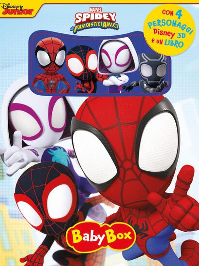 Immagine di SPIDEY E I SUOI FANTASTICI AMICI. BABY BOX. EDIZ. A COLORI. CON 4 FIGURINE 3D