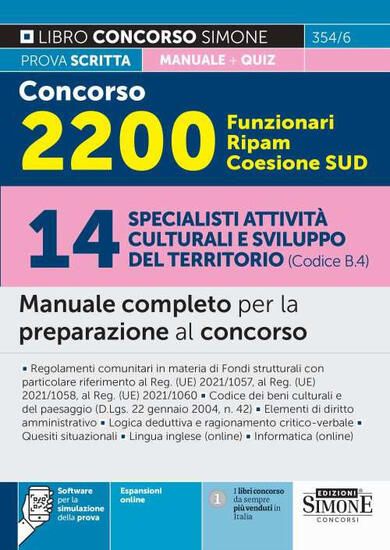 Immagine di CONCORSO 2200 FUNZIONARI RIPAM SUD. 14 SPECIALISTI ATTIVITA` CULTURALI E SVILUPPO DEL TERRITITORIO